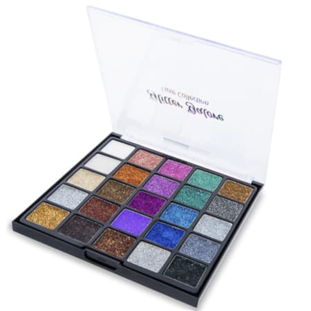 Beauty Treats® Glitter Galore 25-Shade Glitter Eyeshadow Palette