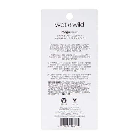 wet n wild® mega clear™ brow & lash mascara