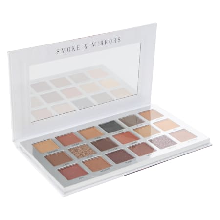 smoke & mirrors new nude eyeshadow palette 18-piece