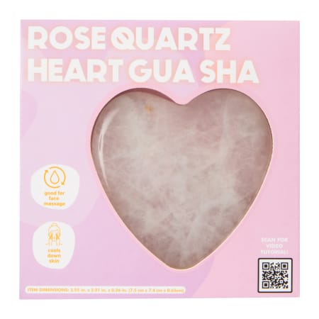 Heart Gua Sha Facial Stone 2.95in x 2.91in