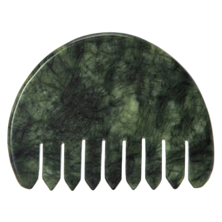 Jade Gua Sha Comb 2.375in x 3.125in